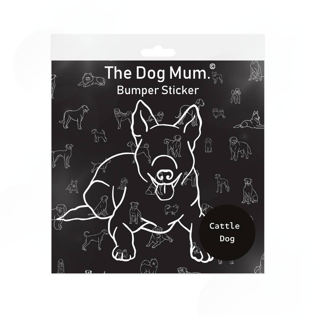 Dog Breed Bumper Stickers - La_Luna_Pet_Care