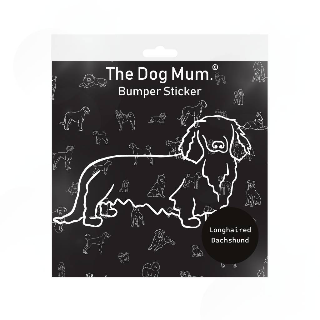 Dog Breed Bumper Stickers - La_Luna_Pet_Care