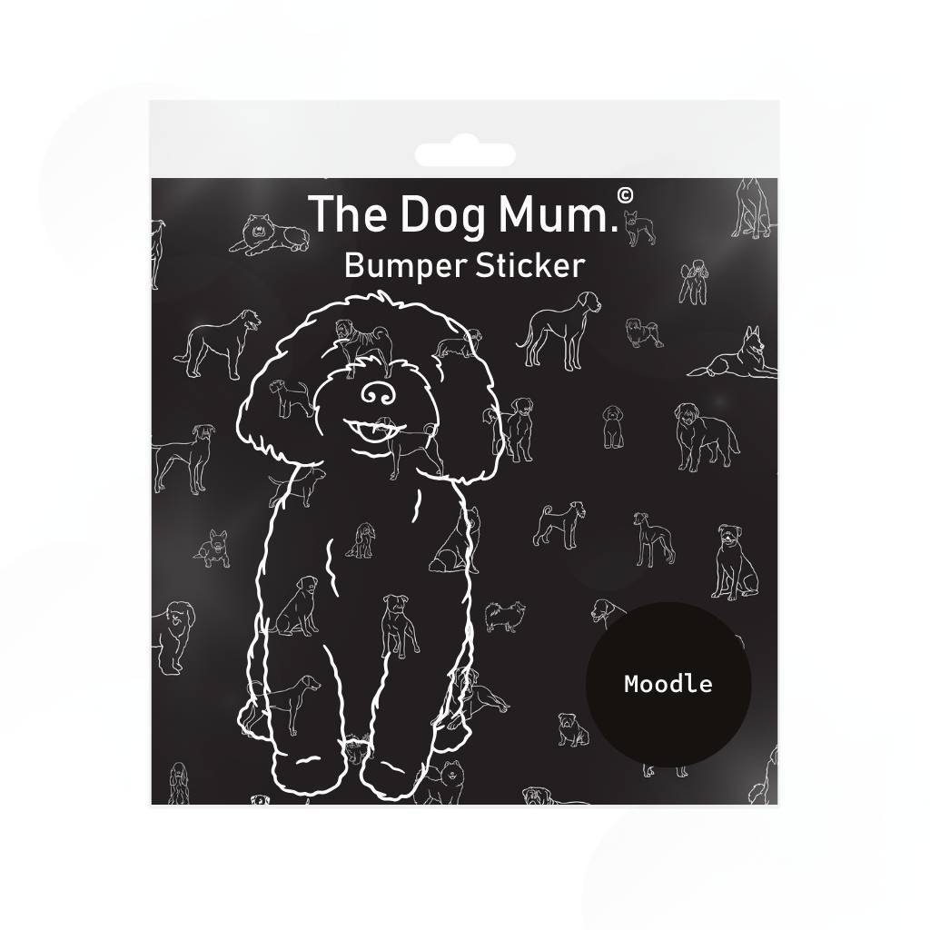Dog Breed Bumper Stickers - La_Luna_Pet_Care