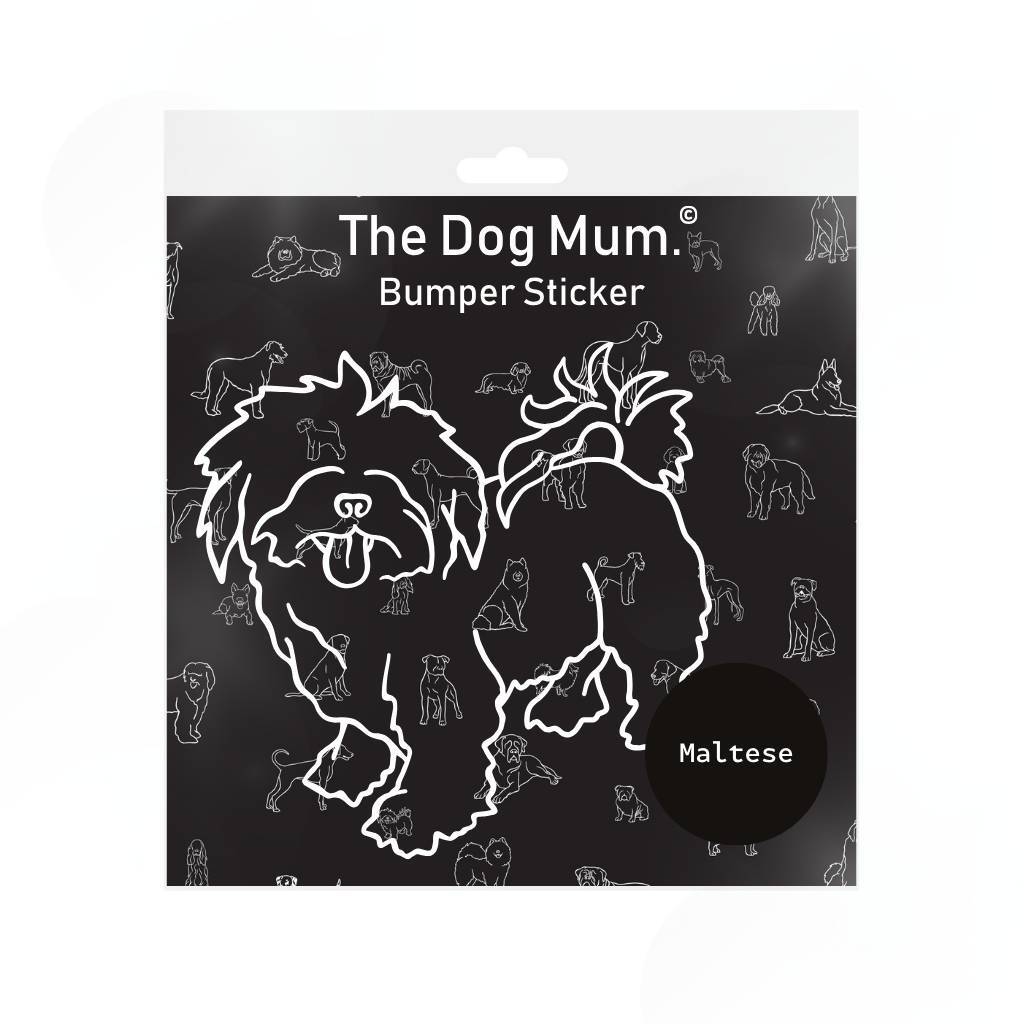 Dog Breed Bumper Stickers - La_Luna_Pet_Care