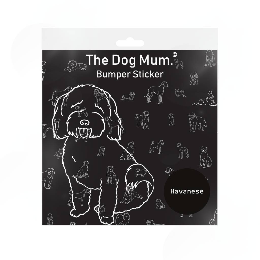 Dog Breed Bumper Stickers - La_Luna_Pet_Care