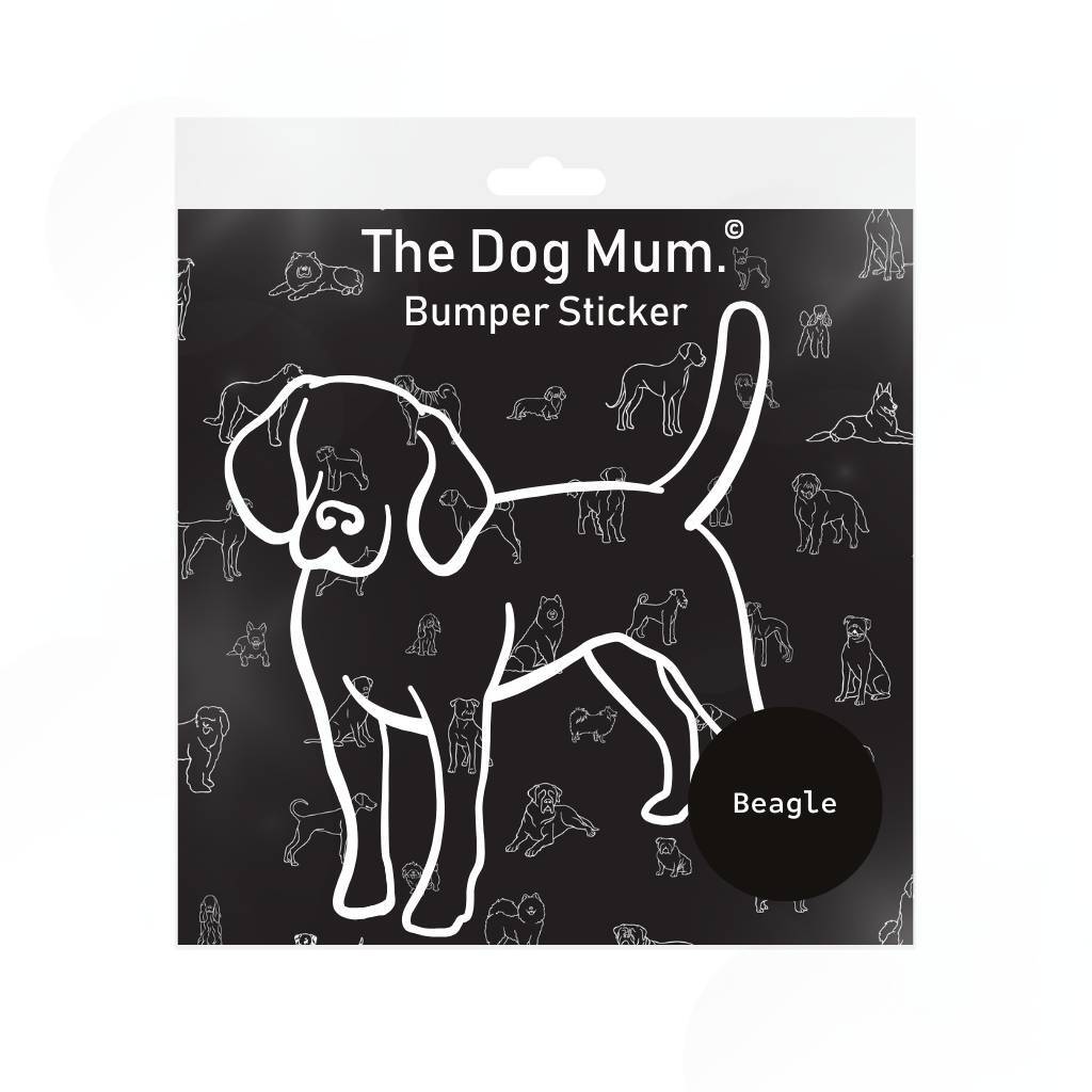Dog Breed Bumper Stickers - La_Luna_Pet_Care