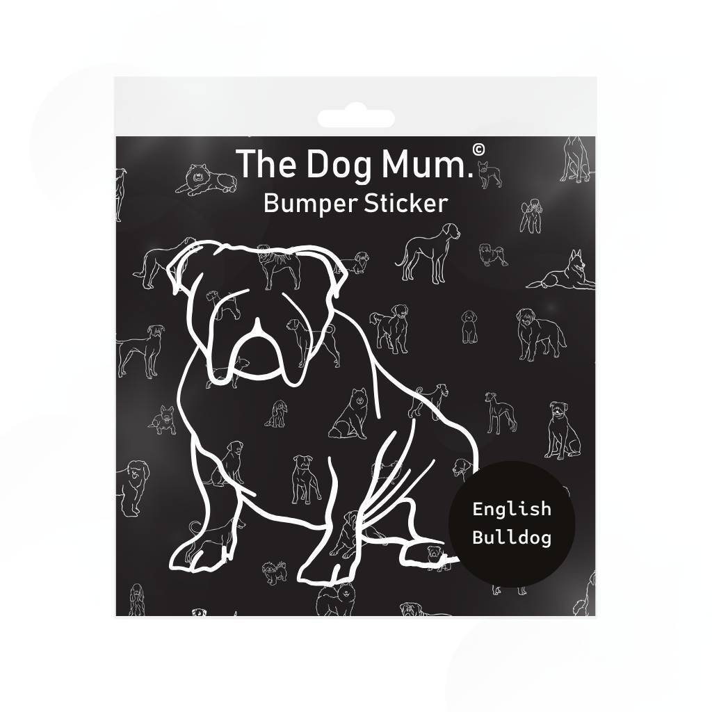 Dog Breed Bumper Stickers - La_Luna_Pet_Care