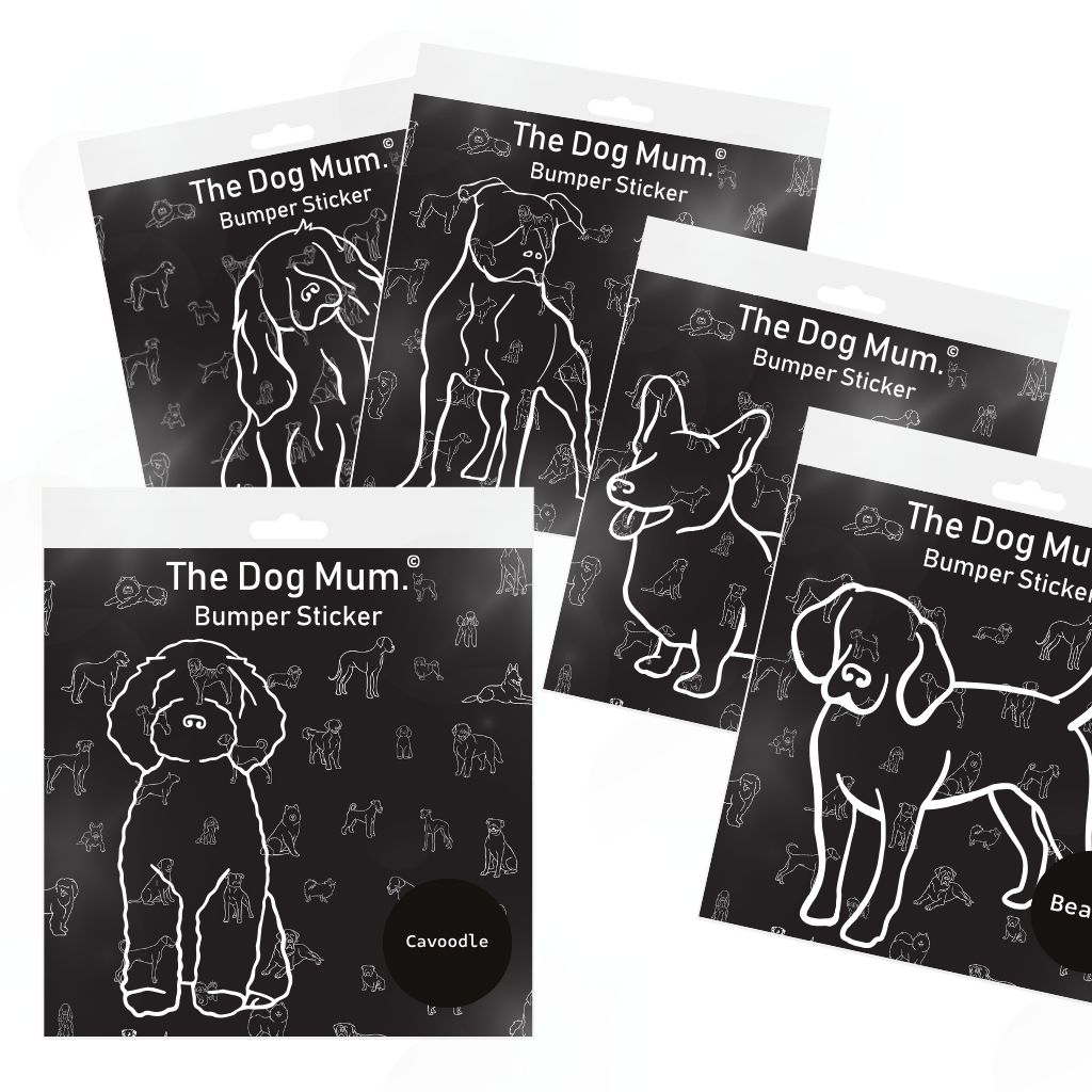 Dog Breed Bumper Stickers - La_Luna_Pet_Care