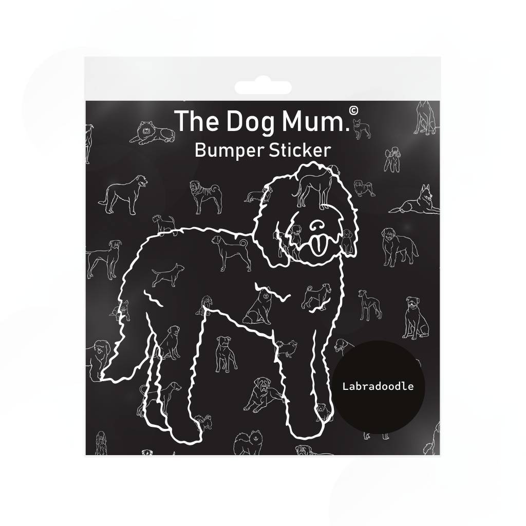 Dog Breed Bumper Stickers - La_Luna_Pet_Care