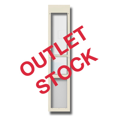 ***OUTLET***LARGE Folding Patio Pet Door Insert [Colour: Cream] [Size: Large]***OUTLET***