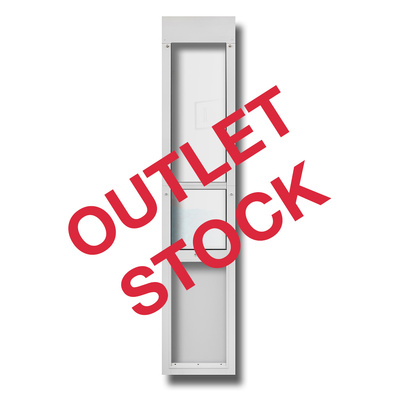 ***OUTLET***LARGE Folding Patio Pet Door Insert [Colour: White] [Size: Large]***OUTLET***