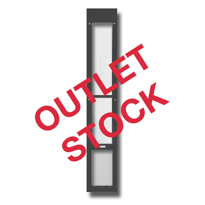 ***OUTLET***MEDIUM Folding Patio Pet Door Insert [Colour: Black] [Size: Medium]***OUTLET***