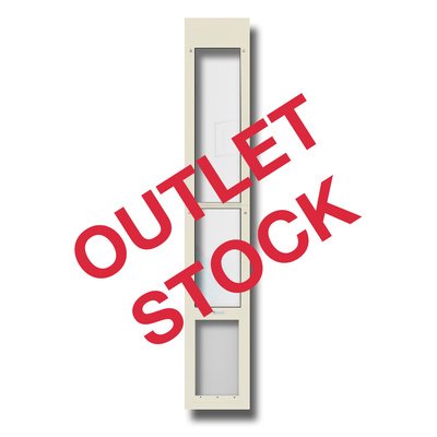 ***OUTLET***MEDIUM Folding Patio Pet Door Insert [Colour: Cream] [Size: Medium]***OUTLET***