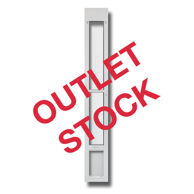 ***OUTLET***SMALL Folding Patio Pet Door Insert [Colour: White] [Size: Small]***OUTLET***