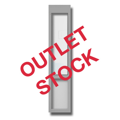 ***OUTLET***LARGE Patio Pet Door Insert [Colour: Silver] [Size: Large 30cm x 58cm]***OUTLET***