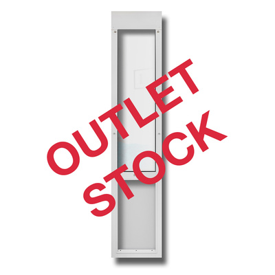 ***OUTLET***LARGE Patio Pet Door Insert [Colour: White] [Size: Large 30cm x 58cm]***OUTLET***