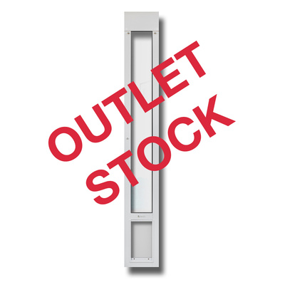 ***OUTLET*** SMALL Patio Pet Door Insert [Colour: White] [Size: Small 16cm x 30cm] ***OUTLET***