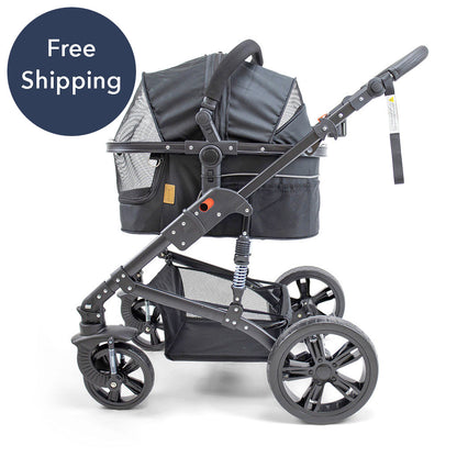 Pet Stroller with ISO-FIX Car Carrier