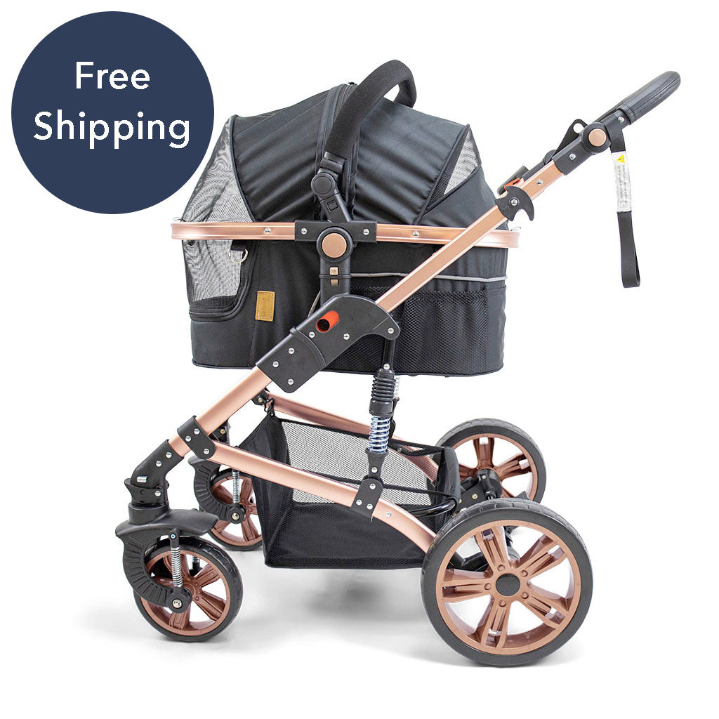 Pet Stroller with ISO-FIX Car Carrier