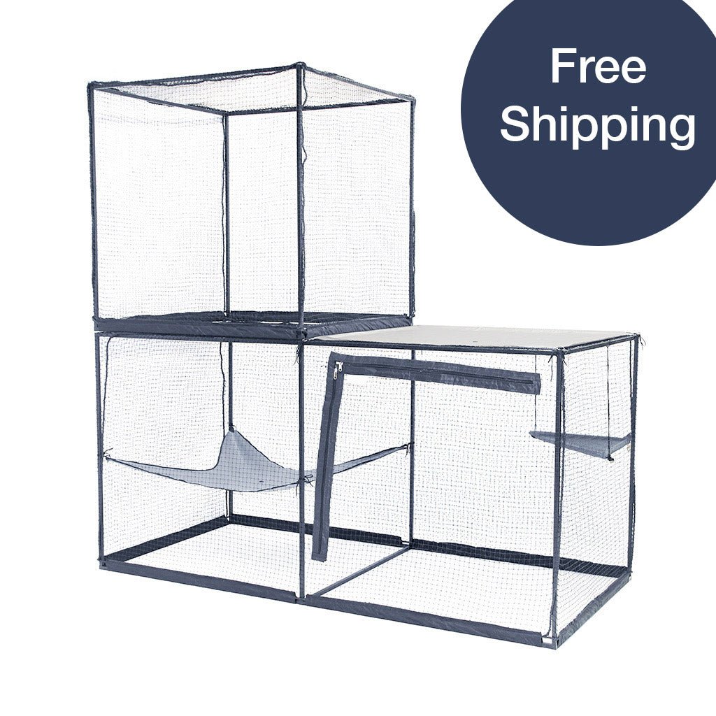 Cat Cabana Cat Enclosure Bundle - La_Luna_Pet_Care