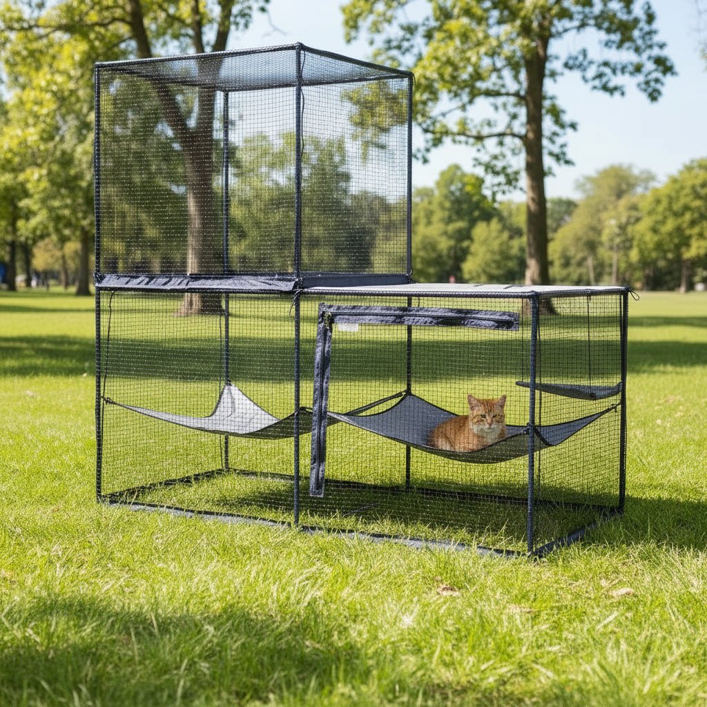 Cat Cabana Cat Enclosure Bundle - La_Luna_Pet_Care