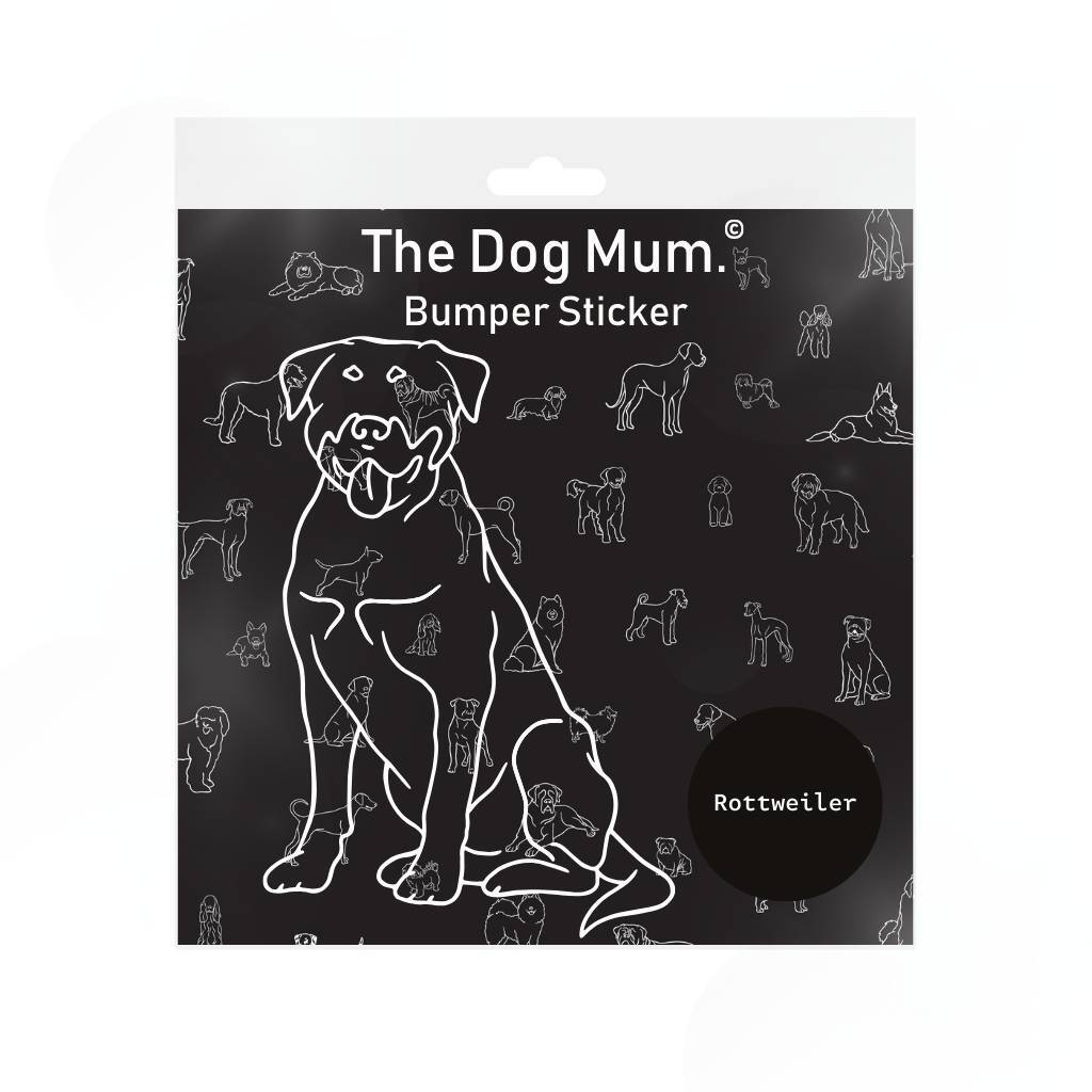 Dog Breed Bumper Stickers - La_Luna_Pet_Care