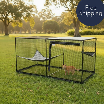 The Cat Cabana Cat Enclosure 2.0m - La_Luna_Pet_Care